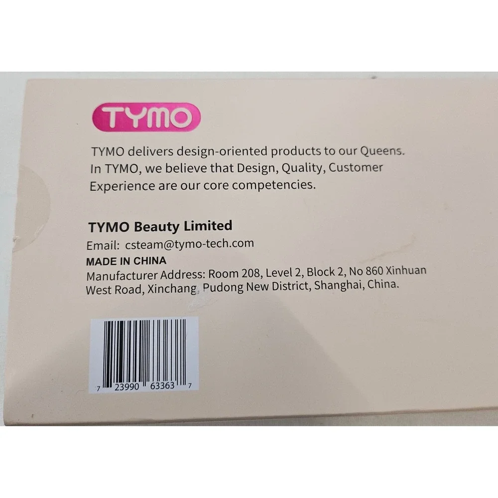 TYMO RING Hair Straightening Comb HC100 Black Pink Professional Styling Set‎